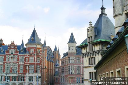 Architecture des maisons d'Anvers