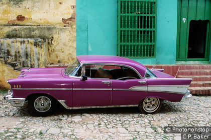 Chevy Bel-Air in den Straßen von Kuba