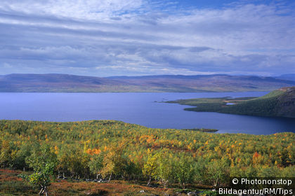 Landschaft in Finnland