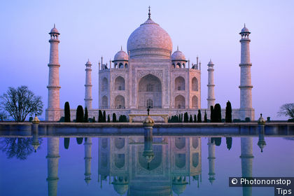 Der Taj Mahal in Agra