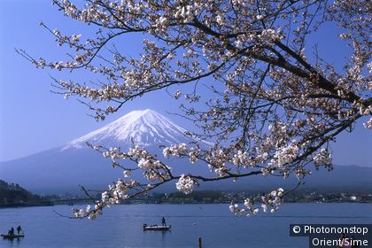 Blick auf den Berg Fuji