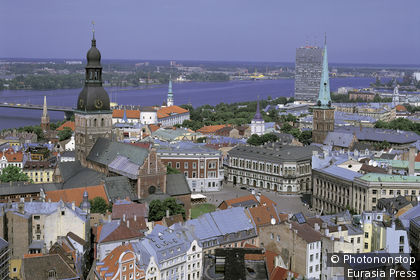 Blick auf Riga