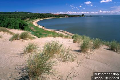Landschaft am Meer in Neringa