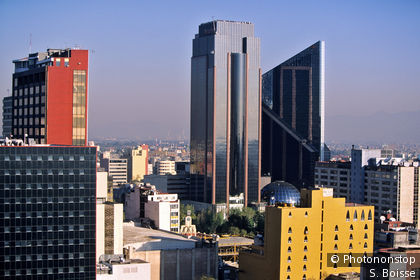 Blick auf Mexico City