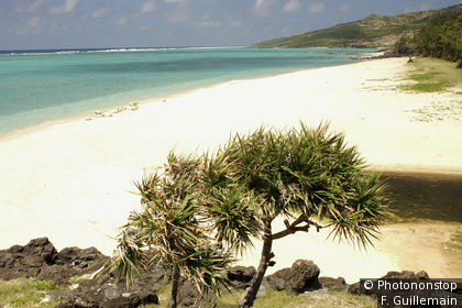 Plage de Saint François sur l'île Rodrigues