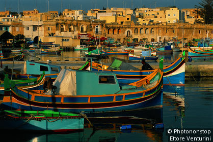 Malte, le port de Marsaxlokk