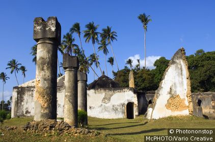 Tanzania, Zanzibar, Stone Town, Maruhubi Palace was built in 1882 for Sultan Barghash.