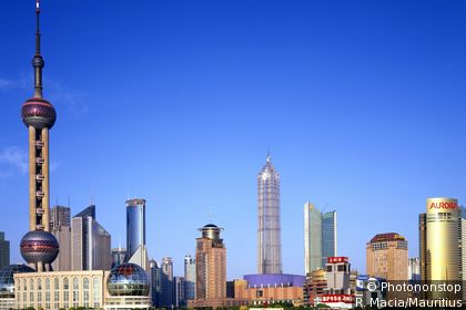 Modern view of Shanghai