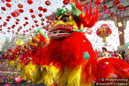New Year procession