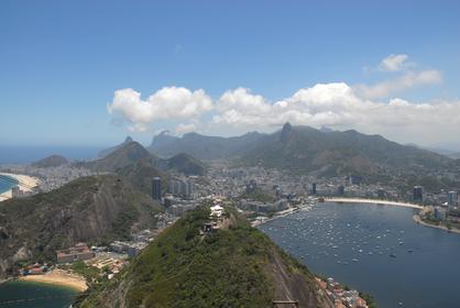 Vue de Rio de Janeiro depuis le Pão de Açucar