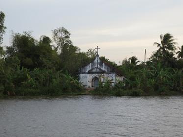 A church on the Mekong Delta