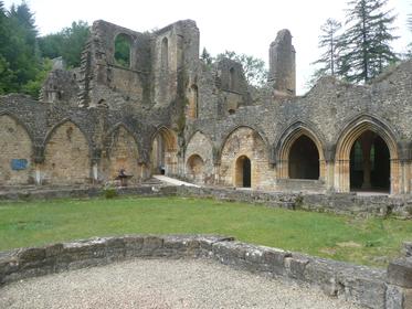 Abbaye d'Orval : ancienne Abbatiale (début 11ème siècle)