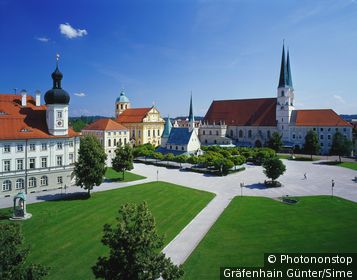 Germany, Deutschland, Bavaria, Bayern, Oberbayern, Altötting, Chapel of Mercy and Collegiate church