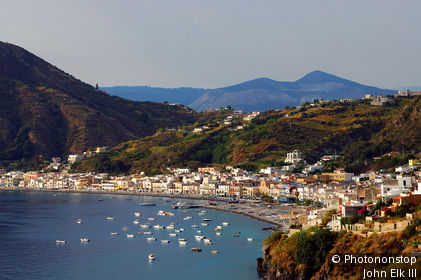Italy, Sicily, Lipari island, Canneto village.