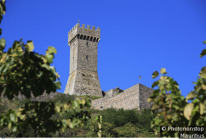 Italie, Toscane, province de Sienne, Radicofani, tour