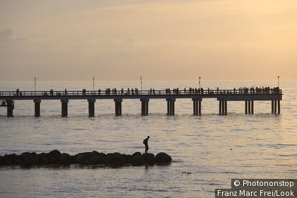 Pier in Palanga, Lithuania