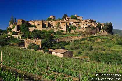 Italie;Toscane;Chianti - Montefioralle, village near Greve in Chianti
