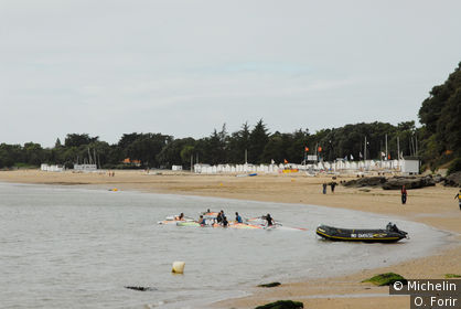 La plage des Sableaux.