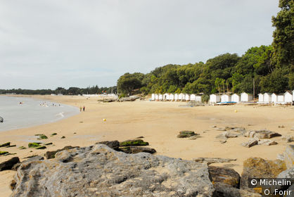La plage des Sableaux.