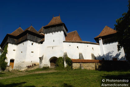 Roumanie, Transylvanie, Viscri, citadelle saxonne