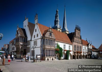 Germany / North Rhine-Westphalia, Nordrhein-Westfalen / Lemgo / Town Hall at the market, Ostwestfalen-Lippe