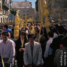procession de Las palmas