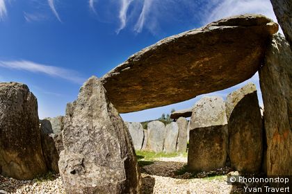Espagne, Andalousie, province de Huelva, Zalamea la Real, El Pozuelo, dolmen n°7