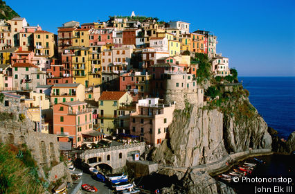 Overhead of Manarola town.