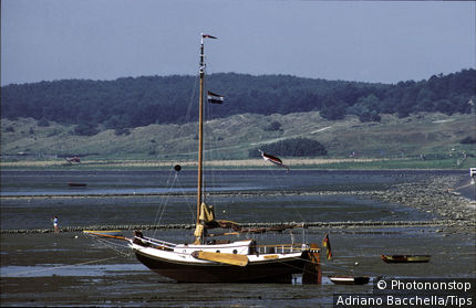 Netherlands, Vlieland Island, low tide