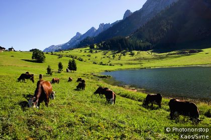 Lac près de La Clusaz