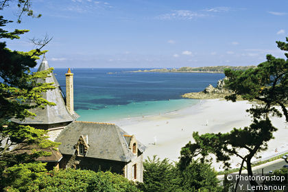 Playa de arena blanca, Perros Guirec