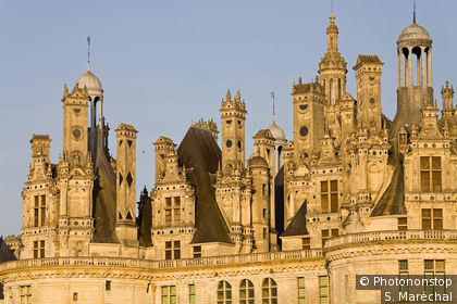 Castillo de Chambord al atardecer