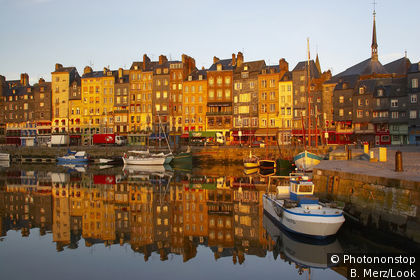 Honfleur port and town