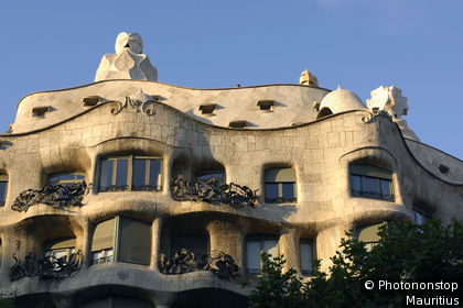 Façade de la Casa Mila