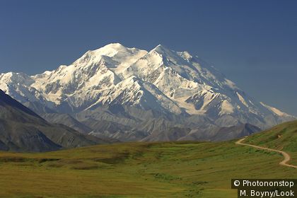 Mount McKinley in Denali National Park, Alaska