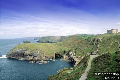 Cornouailles, Tintagel, paysage de bord de mer
