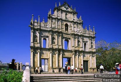 China, Macau, Macau City, The ruins of St.Paul church