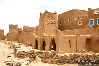 Maroc, vallée du Draa, village de Tissergate, pres de Zagora