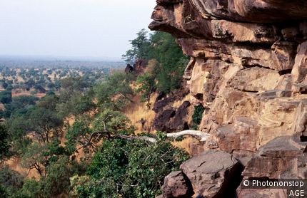Falaise de Tambaoura south of Sadiola. Kenieba, Kayes, Mali