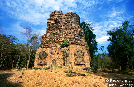 Pre-Angkorian ruins of Sambor Prei Kuk Prasat Sambor complex.