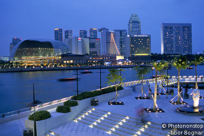 Raffles District and the Marina