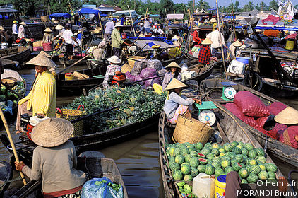 Cai Rang Floating Market