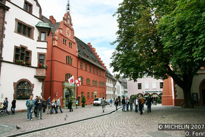 Freiburg Town Hall square