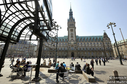Hamburg Market Square and Town Hall