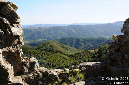Panorama from the Château de Pierre-Gourde