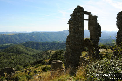 Panorama from the Château de Pierre-Gourde