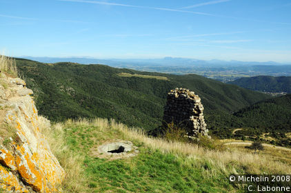 Panorama from the Château de Pierre-Gourde