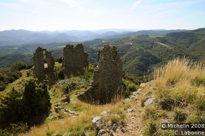Panorama from the Château de Pierre-Gourde