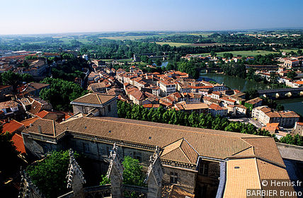 View from the Terrace of Béziers Cathedral