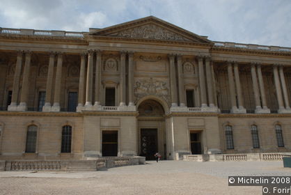 The Louvre's history room